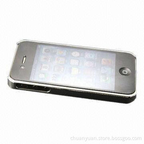 Hard Skin for iPhone 4S, Made of Plastic, Metal Materials, Available in Various Colors and Styles